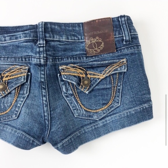 Astrologie denim jean shorts - Picture 4 of 7
